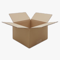 Faltkarton 185 x 185 x 110 mm - einwellig