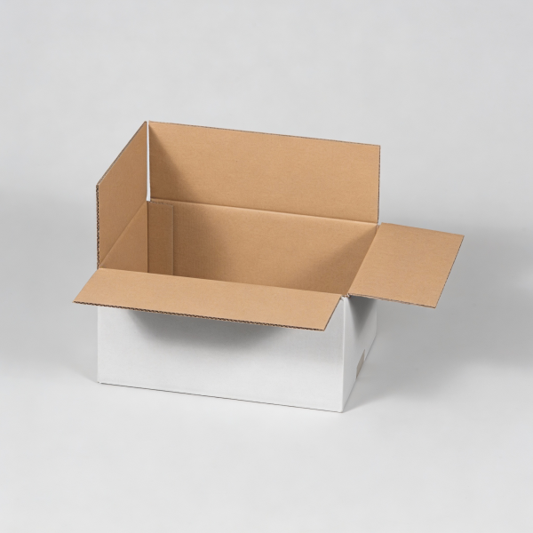 Faltkarton 395 x 295 x 140 mm - einwellig weiß