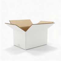 Faltkarton 304 x 217 x 150 mm - zweiwellig wei&szlig;