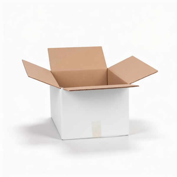 Faltkarton 500 x 400 x 300 mm - zweiwellig weiß