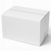 Faltkarton 500 x 400 x 300 mm - zweiwellig wei&szlig;