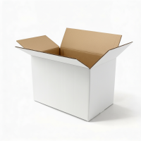 Faltkarton 600 x 400 x 400 mm wei&szlig; - zweiwellig