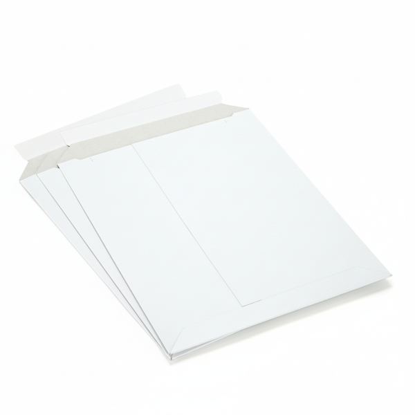 Versandtasche weiß C4 255 x 342 mm (Vollpappe)