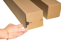 Teleskophülle 2-wellig 112 x 112 x 1050 mm