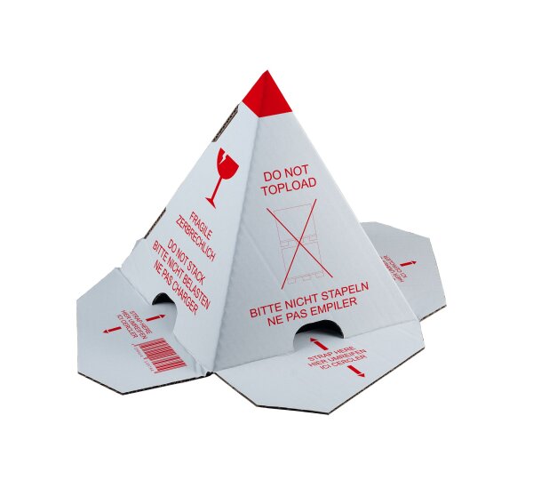 Palettenhütchen Nicht stapeln mit SK - 3 sprachig