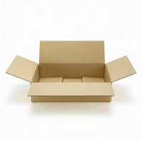 Faltkarton 350 x 250 x 80 mm - einwellig DHL Kleinpaket