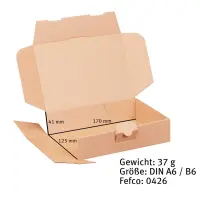 Maxibriefkarton 180 x 130 x 45 mm