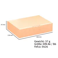 Maxibriefkarton 180 x 130 x 45 mm