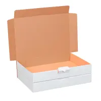 Maxibriefkarton 320 x 230 x 50 mm Wei&szlig;