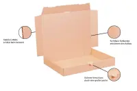 Maxibriefkarton 350 x 250 x 50 mm