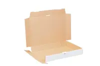 Maxibriefkarton 350 x 250 x 50 mm Wei&szlig;