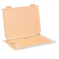 Großbriefkarton 350 x 250 x 20 mm Weiß