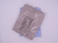 LDPE PIR-Warntextbeutel 250 x 350 + 50 mm 40&micro;...