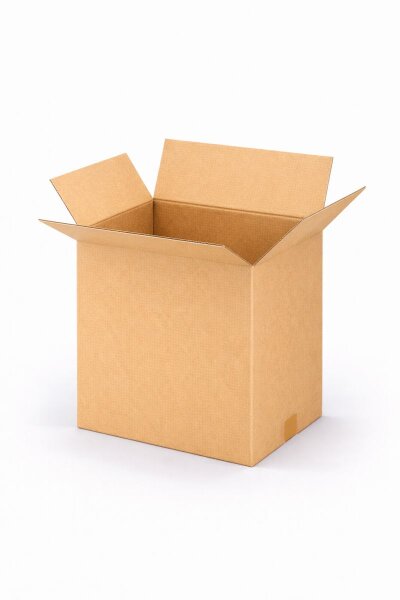 Faltkarton 400 x 300 x 350 mm - zweiwellig mit Höhenriller bei 250 / 300 mm