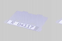 Versandverpackung f&uuml;r KFZ-Kennzeichen 522 x 112 x 10 mm